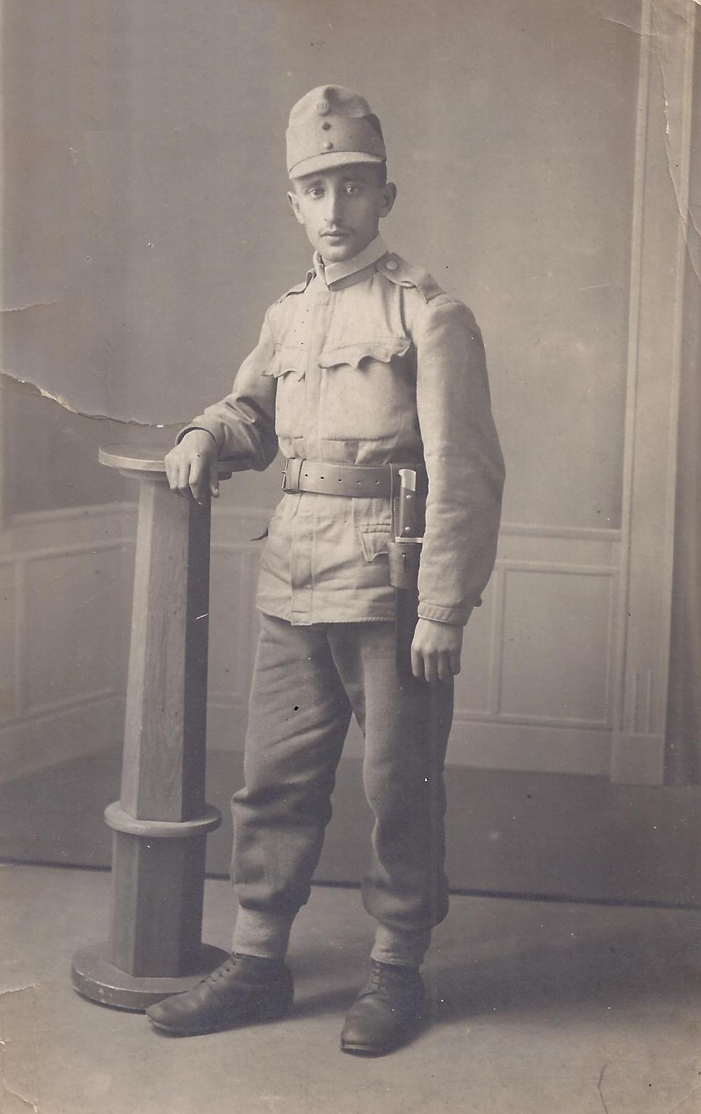 Alfred Grünfeld i uniform
